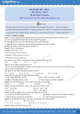 Đề thi giữa kì 1 Hóa 11 Chân trời sáng tạo - Đề số 3